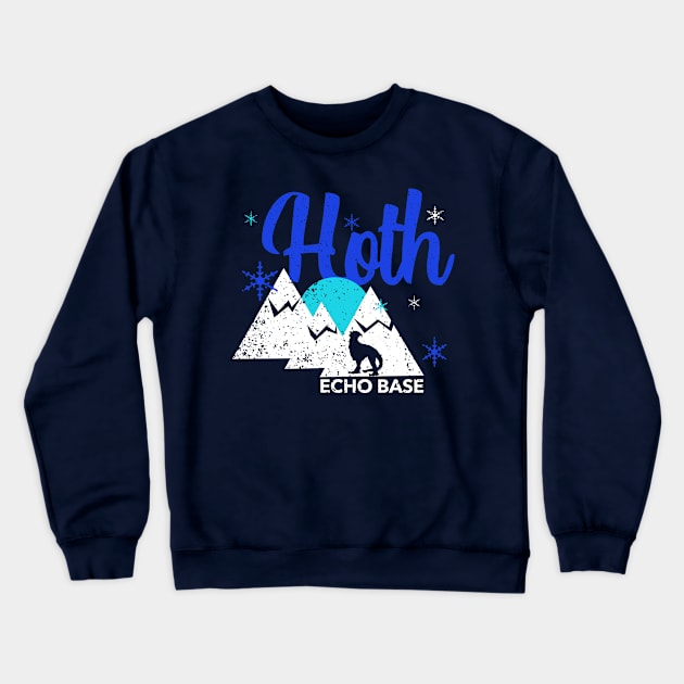 Hoth Retro 2 Crewneck Sweatshirt by PopCultureShirts